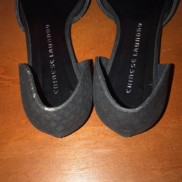 Women’s Size 7.5 Black Flats - Picture 8 of 8